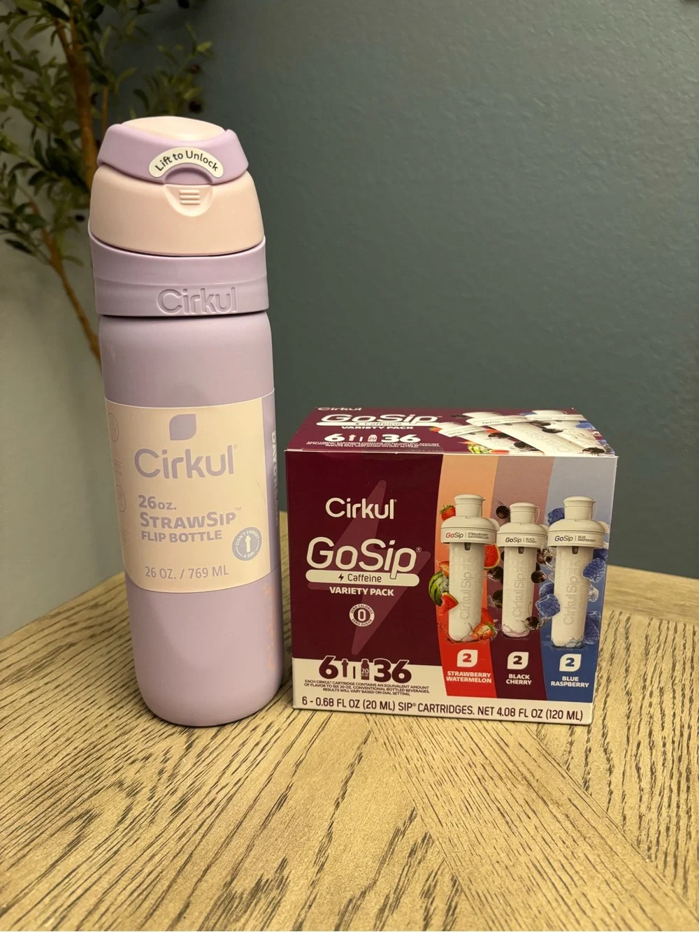 Cirkul Daydream Straw Sip Flip Bottle-New